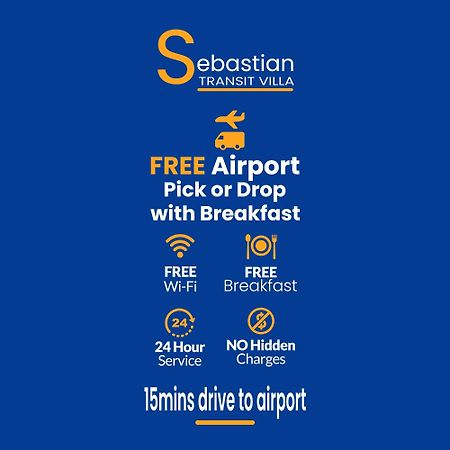 Sebastian Transit Villa With Free Shuttle Service To Airport Kotugoda Exteriér fotografie